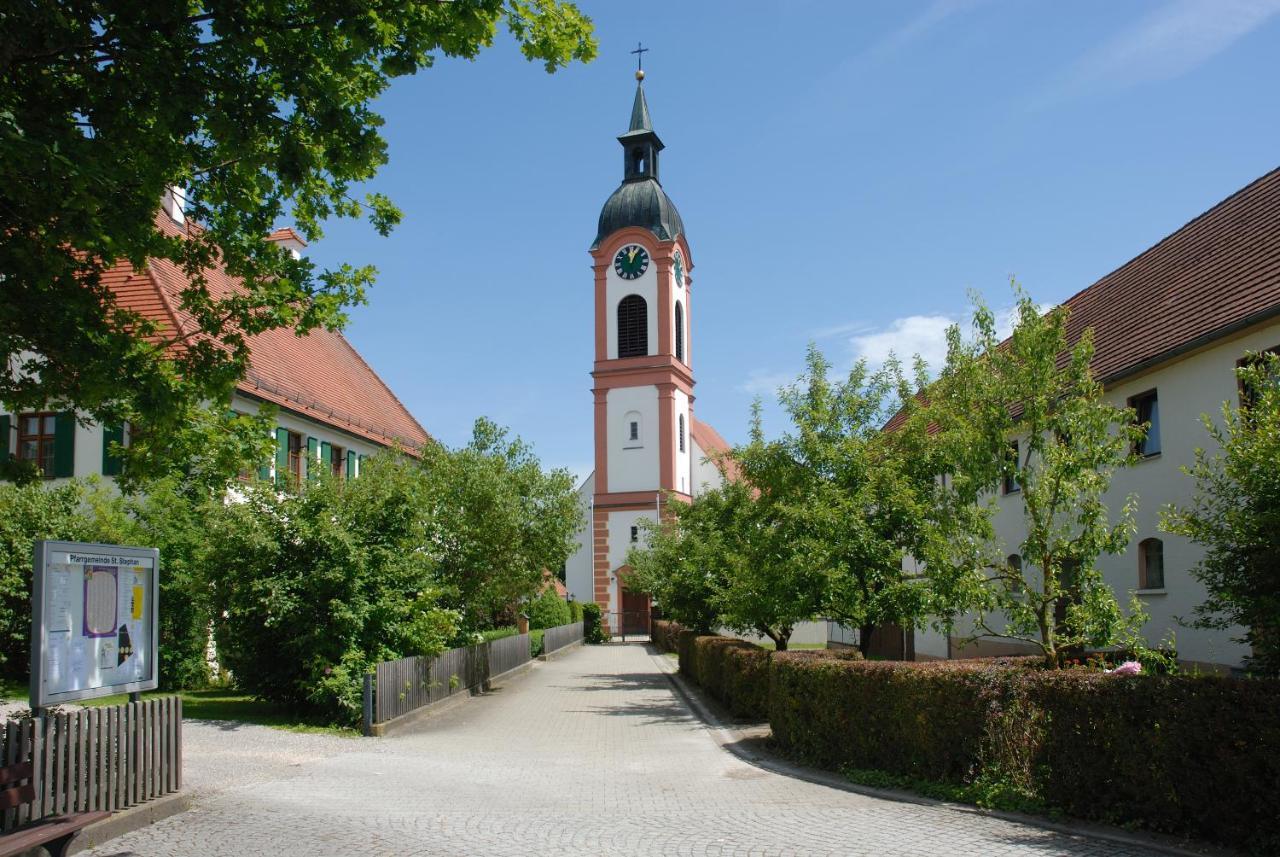 Autenrieder Gaestehaus Schlossbraeu Ichenhausen Esterno foto