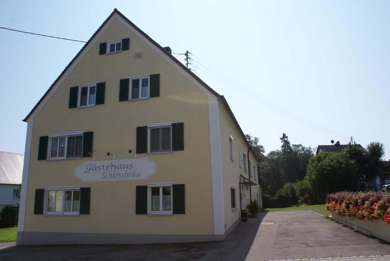 Autenrieder Gaestehaus Schlossbraeu Ichenhausen Esterno foto